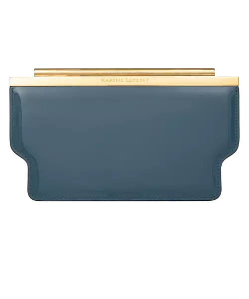 Poppy pastel blue retro